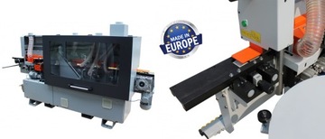 Компактный кромкооблицовочный станок KZM 6 TF Stomana с предварительным фрезерованием, ЖК-панелью