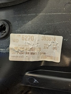 Правая панель багажника Dodge Durango 2019-2020 5PT18DX9AA