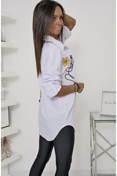 Повседневная рубашка EMMELINE OVERSIZE! WZ.8 XXL