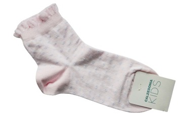 CALZEDONIA KIDS skarpetki grochy bawełna 34-36