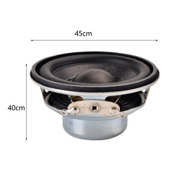 Głośnik niskotonowy 45 mm Trwały głośnik stereo