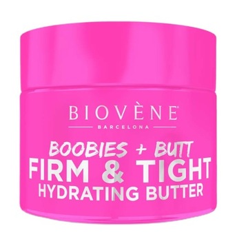 Biovene Firm & Tight Hydrating Butter malinowy krem na piersi i poś P1