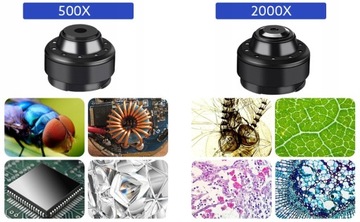 Профессиональный цифровой микроскоп Inskam 315-W, увеличение 500x и 2000x.