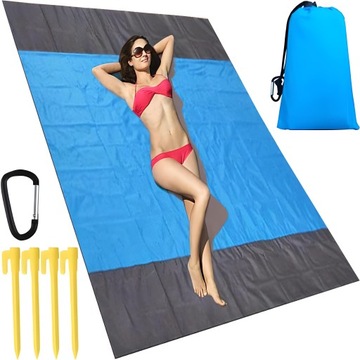 Пляжный коврик для водонепроницаемого пикника 200x200