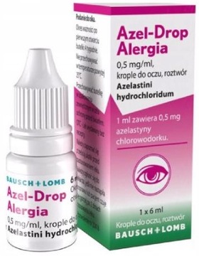 Azel-Drop Alergia krople do oczu 6 ml