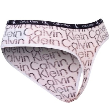 CALVIN KLEIN STRINGI DAMSKIE MAJTKI THONG 7PK WIELOKOLOROWE r.M