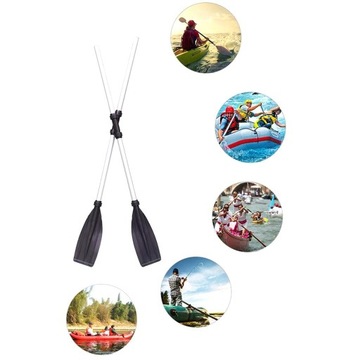 Wiosła wiosłowe Aluminium - Łączone - 126 cm /