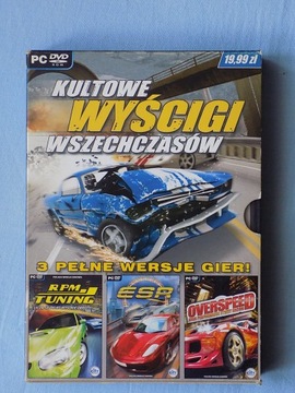 GRA (PC) -KULTOWE WYŚCIGI WSZECHCZASÓW (3w1) -(PL)