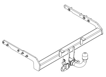 NOVÝ ODEPÍNACÍ ZAŘÍZENÍ(HÁK) TÁŽNÝ DO FORD S-MAX VAN 06.2006-07.2015 AUTO-HAK