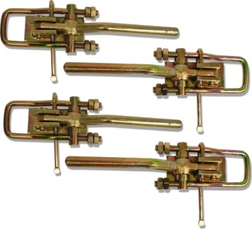 4x SPINACZ ZAMEK BURTY KOMPLET NA CAŁĄ PRZYCZEPĘ