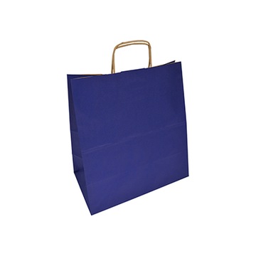 TORBY TORBA PAPIEROWA GRANATOWA 305X170x340