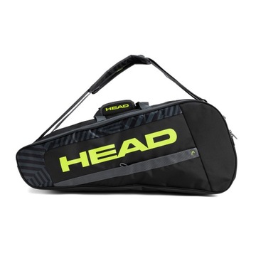 Torba tenisowa HEAD Base L czarno-żółta 261403 L