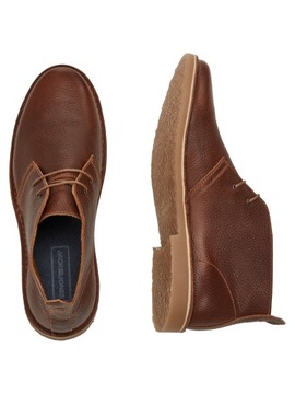 BUTY JACK&JONES LEATHER BROWNE STONE-ROZM. 40