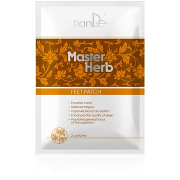 tianDe PLASTRY DETOKSYKACYJNE DO STÓP MASTER HERB
