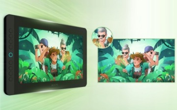 Графический планшет с кнопками BOSTO 12HDK 11,6''