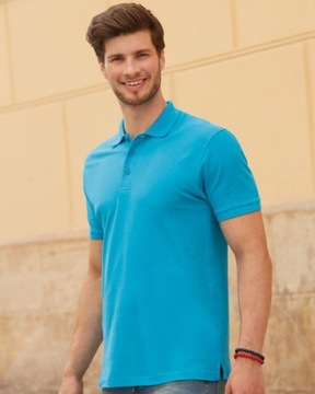 Поло Fruit of The Loom Premium Black XL