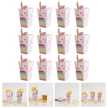 POJEMNIKI NA CUKIERKI PUDEŁKO NA POPCORN MINI FOOD