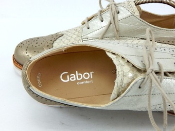 Buty ze skóry GABOR r 40/26,3 cm IDEALNE J. NOWE