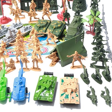 Zestaw pojazdów wojskowych, modele, zestaw