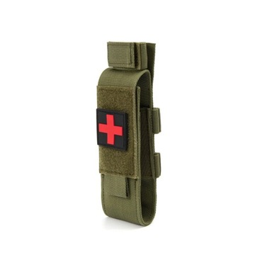 Tactical Cat First Aid Nylon Tourniquet Pouch Single Pistol Mag Bag Case