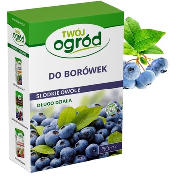 NAWÓZ DO BORÓWKI 1KG BORÓWEK KWAŚNOLUBNYCH TWÓJ OGRÓD długodziałający