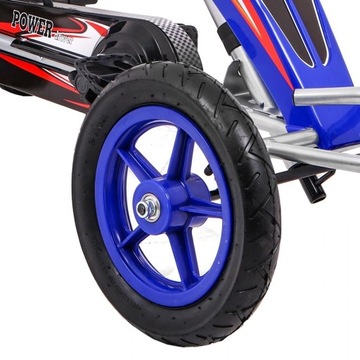 Педальный картинг Full Ahead AIR для детей 3+ Синий + регулировка сиденья