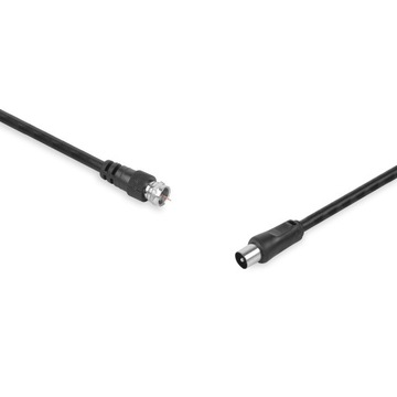 Kabel antenowy wtyk F - wtyk TV SAT VITALCO 3,0m