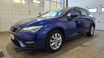 Seat Leon III ST Facelifting 1.6 TDI 115KM 2019 Seat Leon Sportstourer 1,6 TDI 116 KM, Automat, Full Led, I Wlasciciel, zdjęcie 2