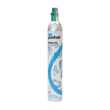 DAFI PUSHAIR Wymiana butli nabój CO2 gaz do saturatora 450g