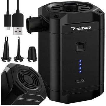 Электрический насос для матраса для бассейна, перезаряжаемый USB - тип C