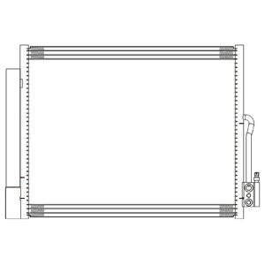 CF20294 DELPHI CHLADIČ KLIMATIZACE OPEL MERIVA