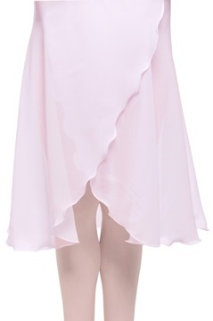 ЮБКА ДЛЯ БАЛЕТА С ЗАВЯЗКАМИ, РОЗОВАЯ 110/128