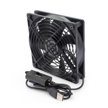 КОМПЬЮТЕРНЫЙ ВЕНТИЛЯТОР USB 5 В С РЕГУЛИРУЕМОЙ СКОРОСТЬЮ ДЛЯ МАРШРУТИЗАТОРОВ