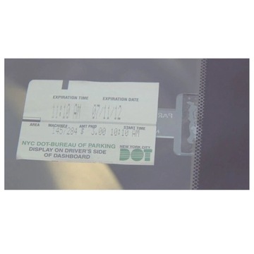 ДЕРЖАТЕЛЬ ЗАЖИМА ДЛЯ ОКНА ПАРКОВОЧНОГО БИЛЕТА И ИД-КАРТЫ