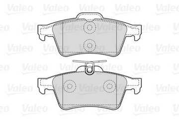 ЗАДНИЕ ТОРМОЗНЫЕ КОЛОДКИ 301783 VALEO CADILLAC CITROEN