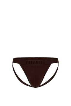 Atlantic Slipy otwarte jockstrap 1571/1 czekola...