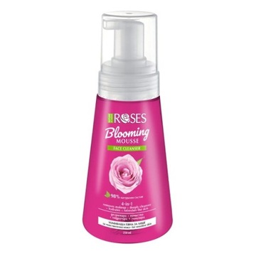 Pianka do mycia twarzy z wodą różaną 250ML