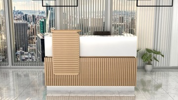 Стойка ресепшн R163 рейка 180х75см