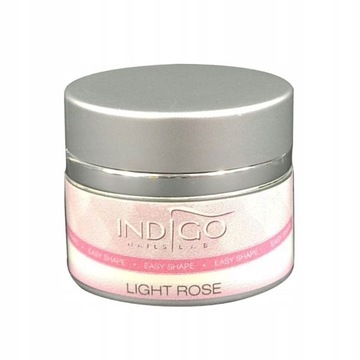 INDIGO - легкая форма - Строительный гель Light Rose 15мл