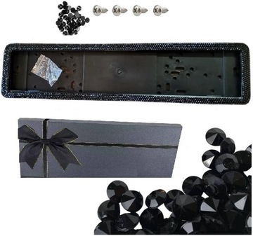 Рамка номерного знака с бриллиантами – идеальный подарок женщине