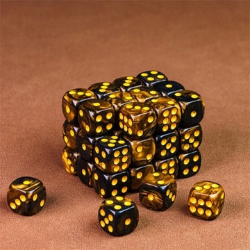 KOSTKA K6 1,1 CM RPG TYGRYSIE OKO KOŚĆ SZEŚCIOŚCIENNA
