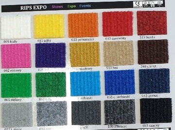 КОВЕР RIPS EXPO YELLOW EVENT FAIR