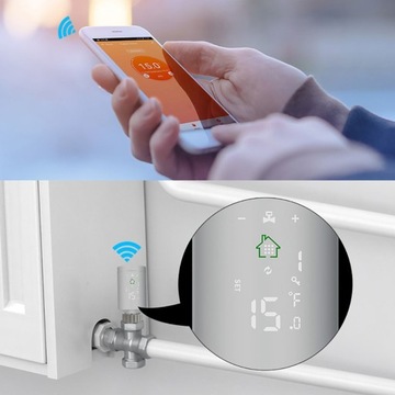 TUYAsmart Smart WiFi Термостатическая головка