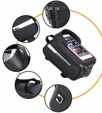 ВОДОНЕПРОНИЦАЕМАЯ ВЕЛОСИПЕДНАЯ СУМКА С ДЕРЖАТЕЛЕМ ДЛЯ ТЕЛЕФОНА