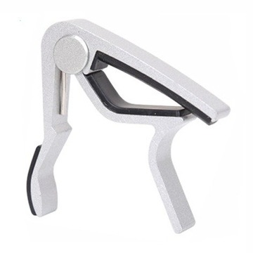 JEREMI CU10 Kapodaster do gitary klasyk SREBRNY