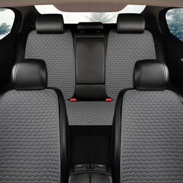 Льняной дышащий чехол на сиденье автомобиля