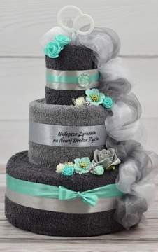 Торт с 6 полотенцами ПОДАРОК ​​на годовщину свадьбы