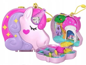 POLLY POCKET DOLL ЕДИНОРОГ ЛЕСНОЙ игровой набор НА ПОДАРОК ​​НА ДЕНЬ ДЕТИ