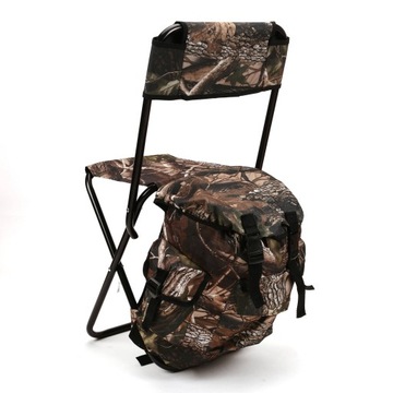 KRZESŁO WĘDKARSKIE YORK Z OPARCIEM+TORBA KAMUFLAŻ