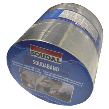 Taśma dekarska bitumiczna samoprzylepna 15cmx10mb SOUDAL SREBRNY ALUMINIOWY